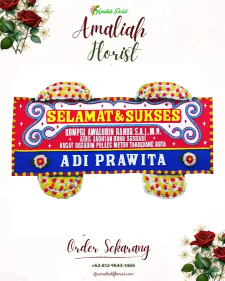 Papan Bunga Ucapan Selamat Pakualam